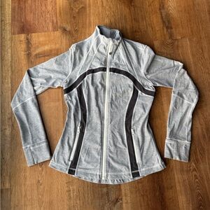 Lululemon Athletica Gray Define Jacket with Black Details